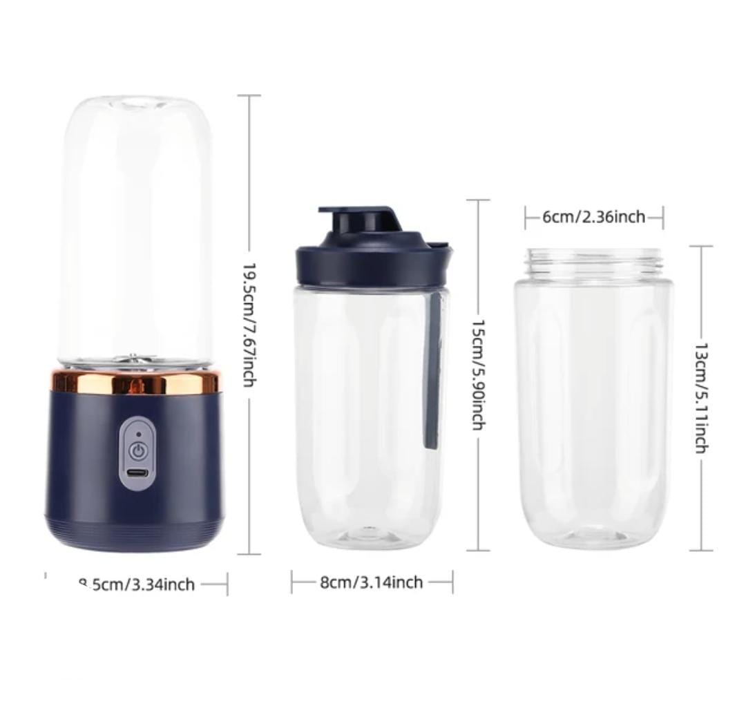 LICUADORA PORTÁTIL 500ml ¡Prepara tus batidos en 30 segundos! 🥤