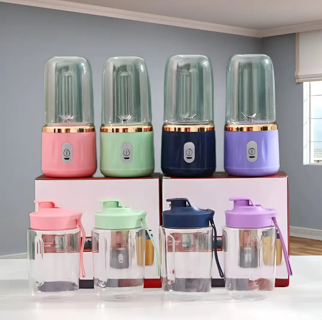 LICUADORA PORTÁTIL 500ml ¡Prepara tus batidos en 30 segundos! 🥤