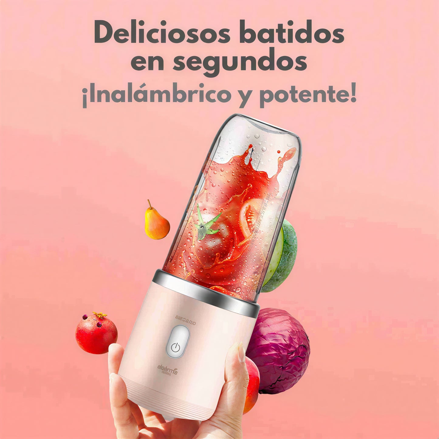 LICUADORA PÓRTATIL 500 ml ¡TU BATIDO AL INSTANTE!